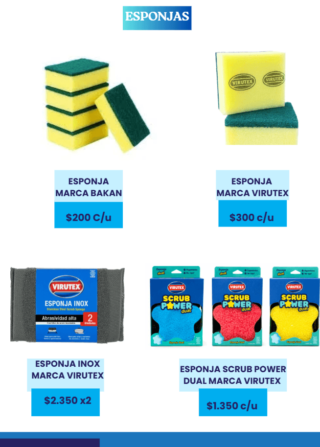 Esponjas de Aseo